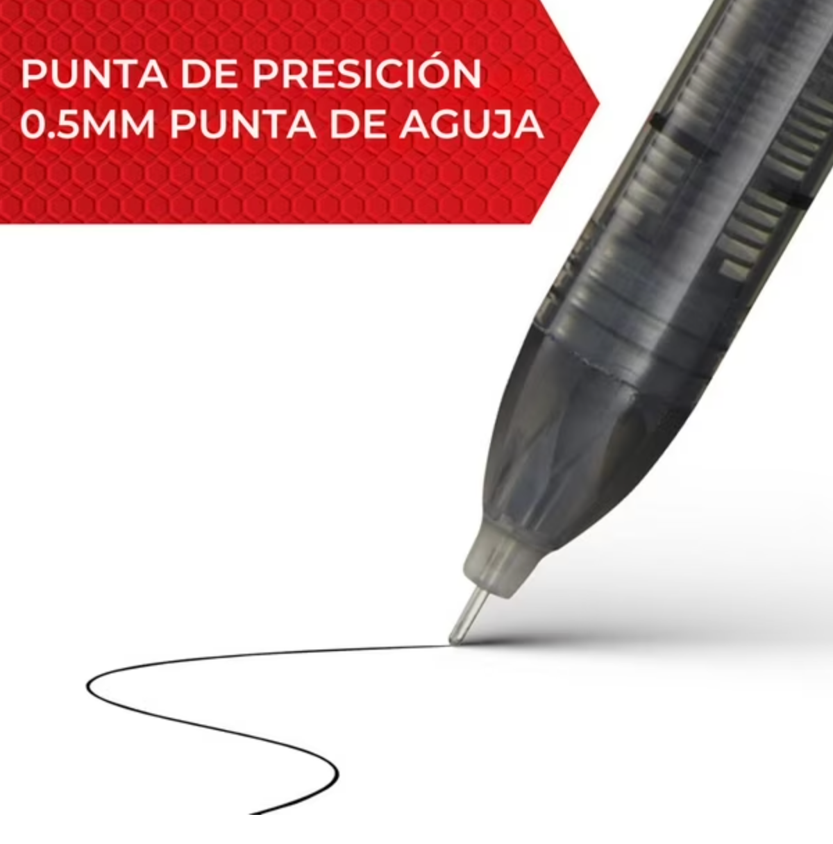 Roller Sharpie Punta Ultrafina Rojo x12