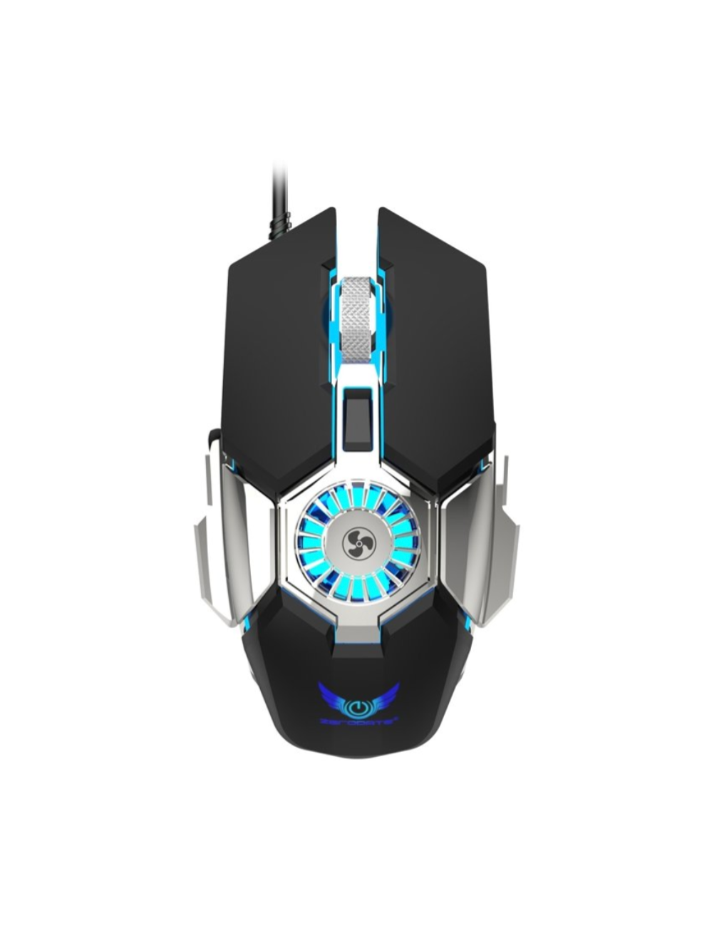 Mouse Gamer Zerodate G22 6 Keys Ventilada RGB iluminados