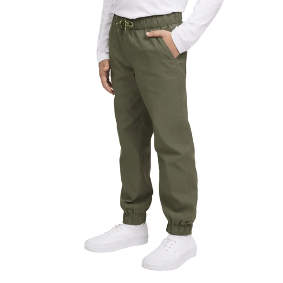Pantalón deportivo juvenil vintage resistente a la intemperie con forro polar