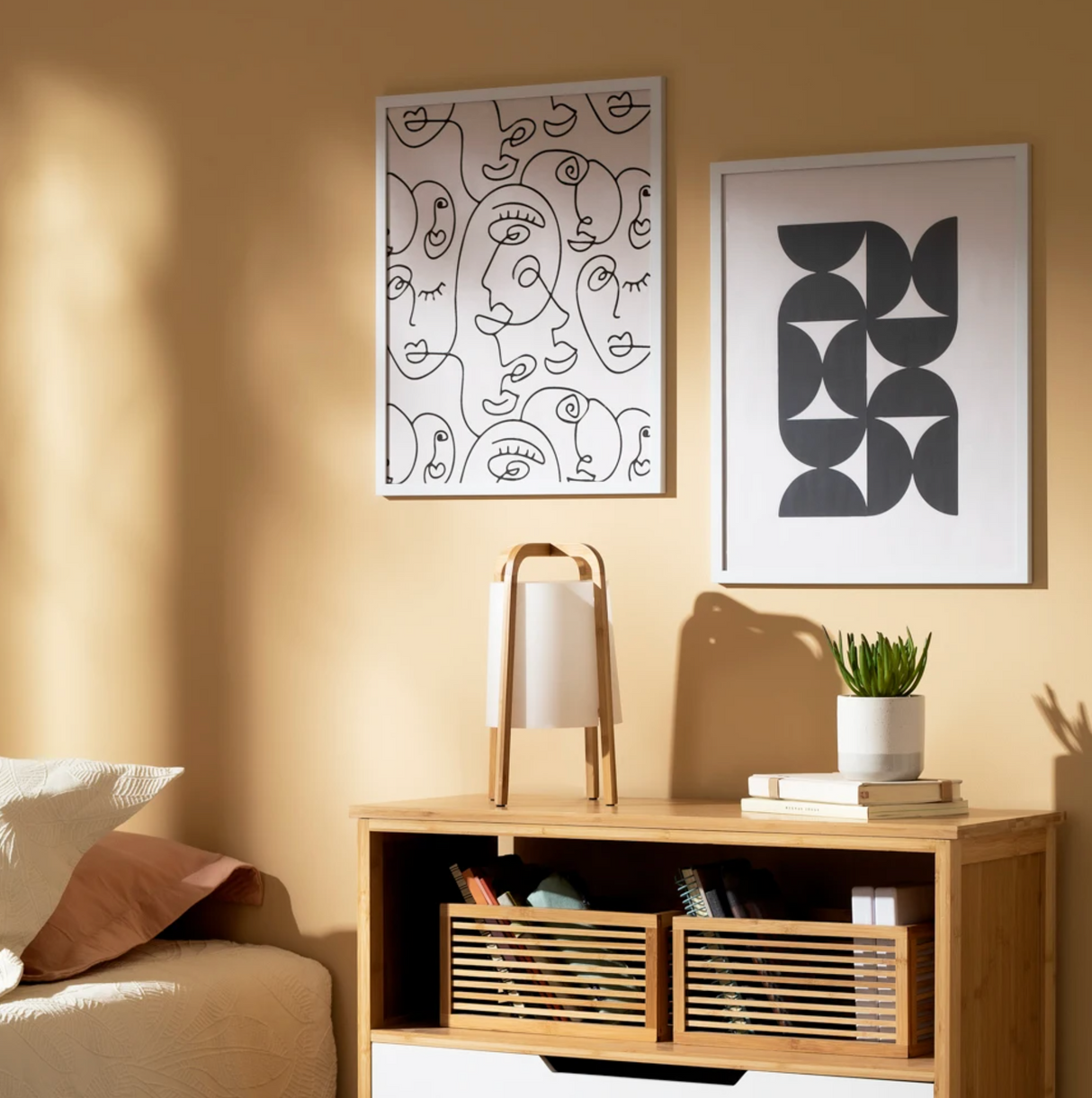 Set 2 marcos para foto plástico PS 40x50 cm