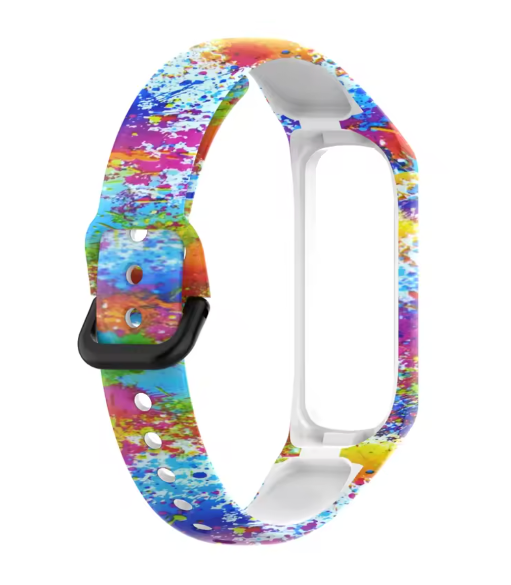 Correa silicona de repuesto colorida y texturas para Samsung Fit SM-R220