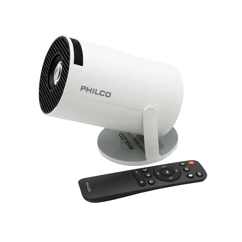 Proyector Smart Philco H300P Android 11 720p WiFi 6 Bluetooth 5.0 4K Compatible – Open Box