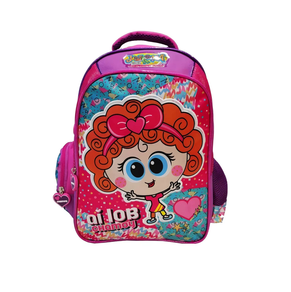 Mochila Distroller Chamoy Satin Color Rojo