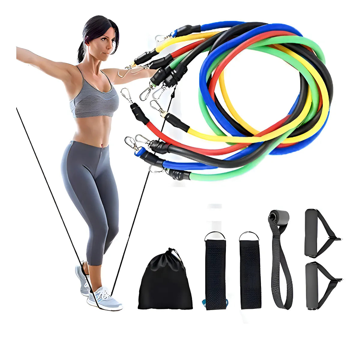 Bandas Elásticas Ejercicios Ligas De Resistencia En Casa