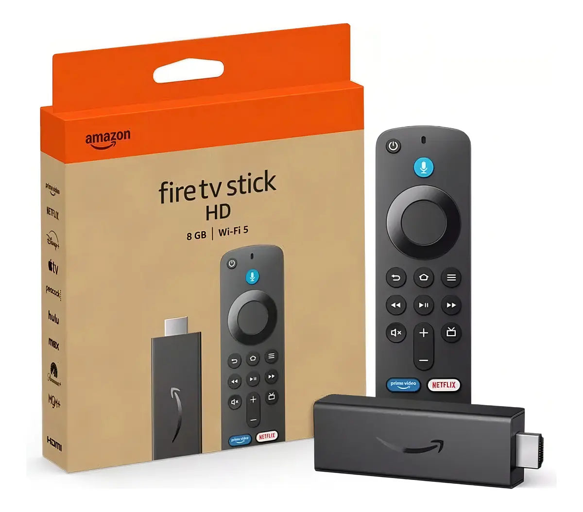 Amazon Fire TV Stick HD (4.ª Generación) 8 GB | Streaming Full HD con Alexa