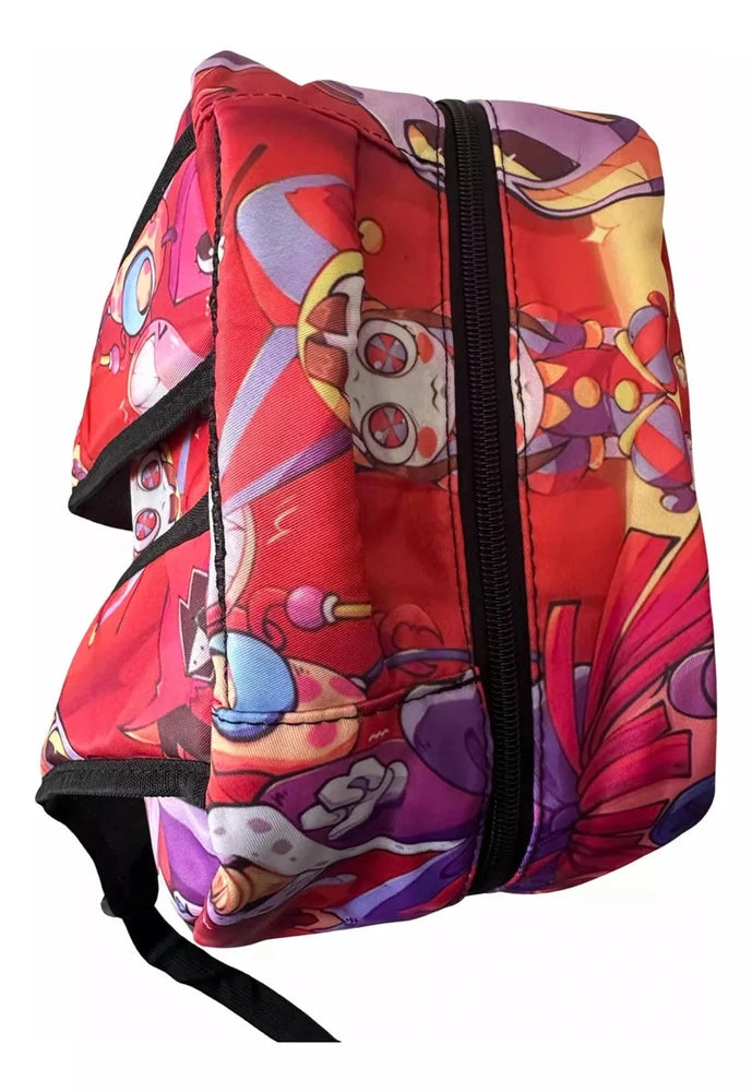Mochila Escolar Diseño The Amazing Circus Digital Calidad