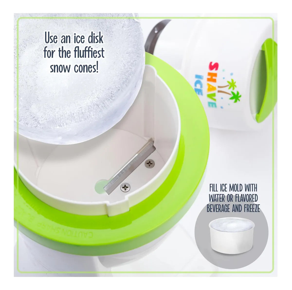 Nostalgia Máquina Eléctrica Para Hielo, Diseño Retro