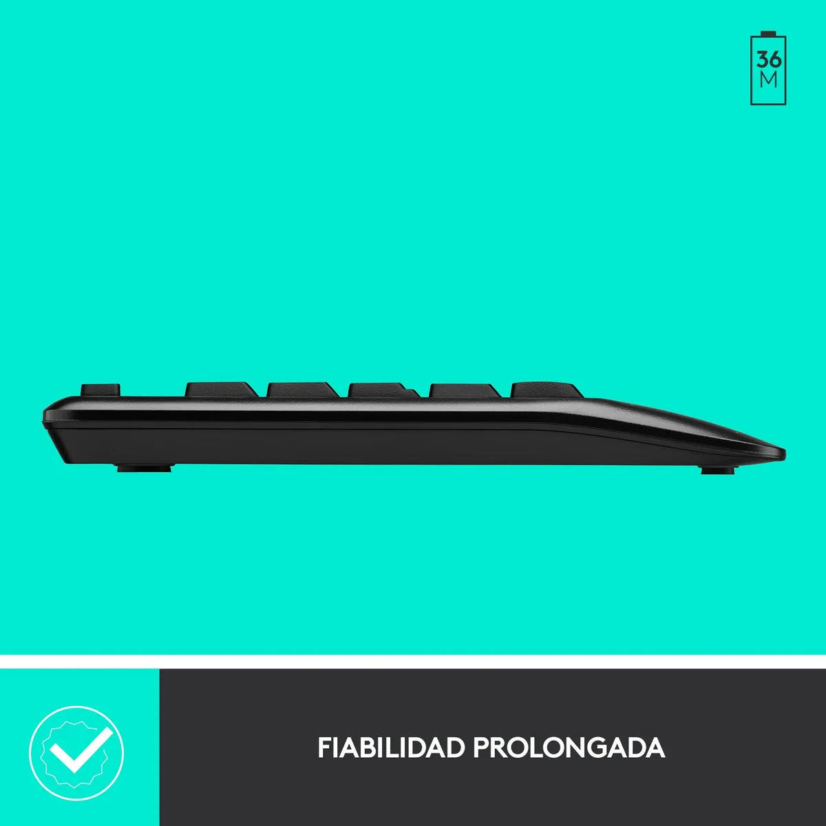 Kit Teclado y Mouse Inalámbrico Logitech MK345 Negro (Layout USA)