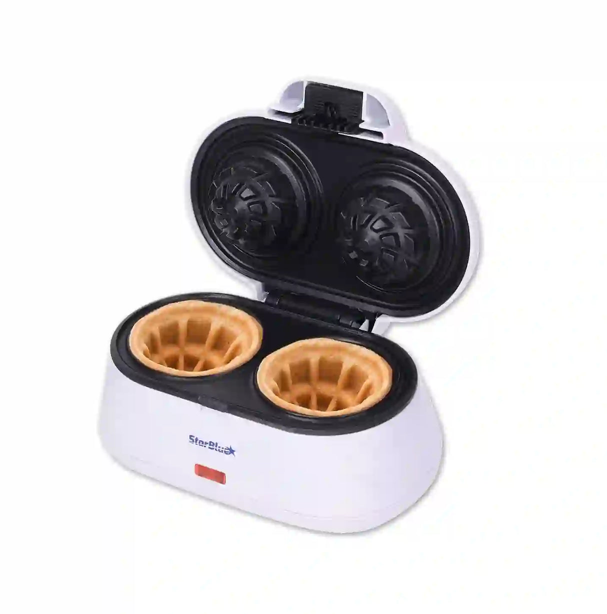 Máquina para hacer wafles dobles de Starblue White Make 110V
