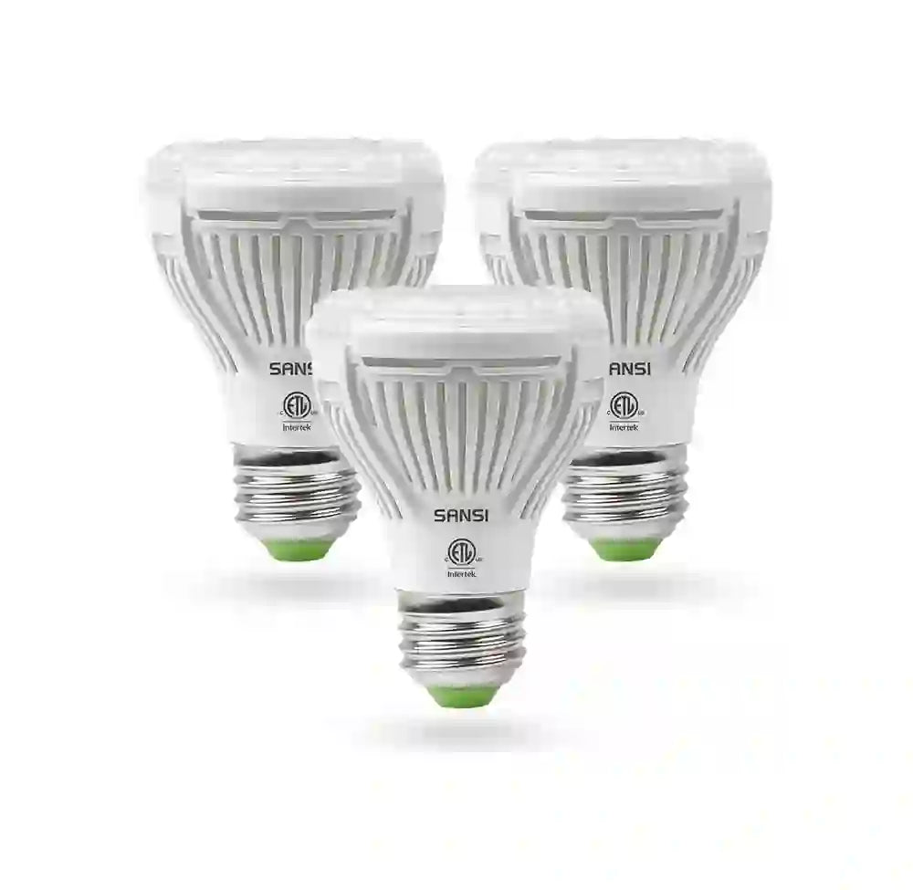 Pack 3 Bombillas Led Para Cultivo Sansi Espectro Completo 10w