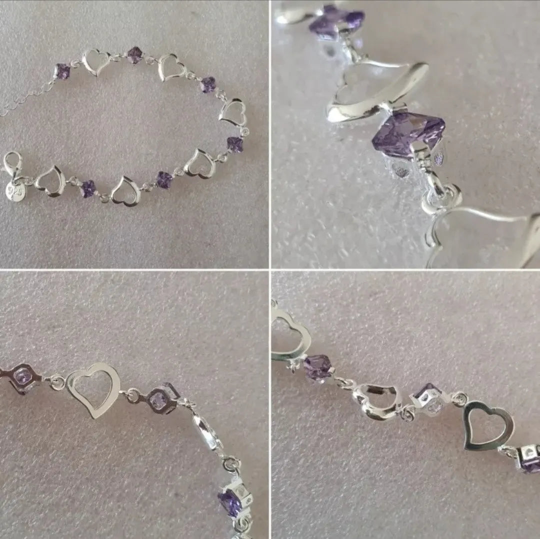 Reloj Analogo Stitch + Pulsera Baño Plata 925 Lila Dorado Blanco Con Diseño