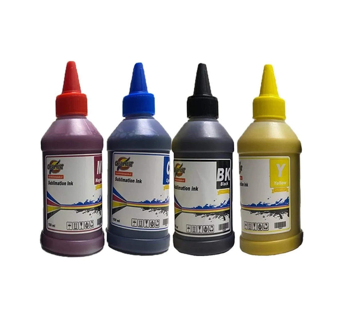 Tinta Para Sublimacion Pack 4 Col Calidad Premiun 100 Cc