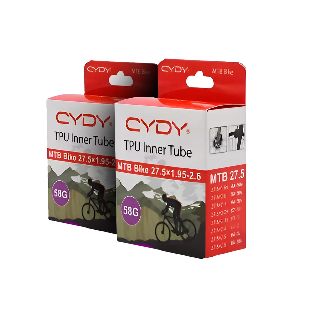 Cámara de tubo interior de bicicleta CYDY TPU MTB 29 26 27,5 29x1,95