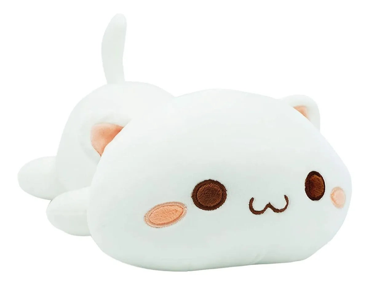 Peluche Gatito Acostado Kawaii