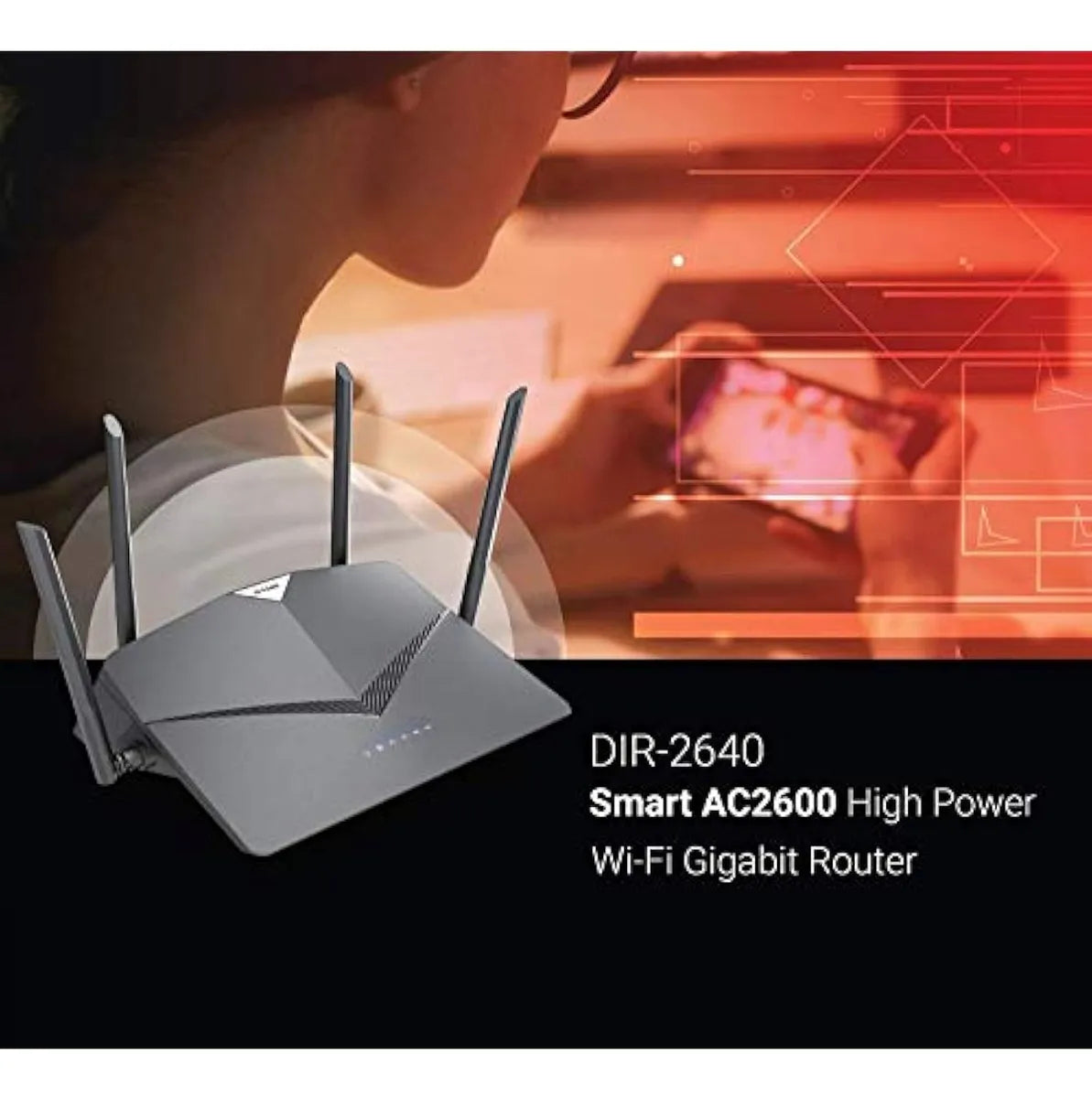 Router Wi-Fi D-Link AC2600 Smart Mesh DIR-2640 Gigabit MU-MIMO Open Box
