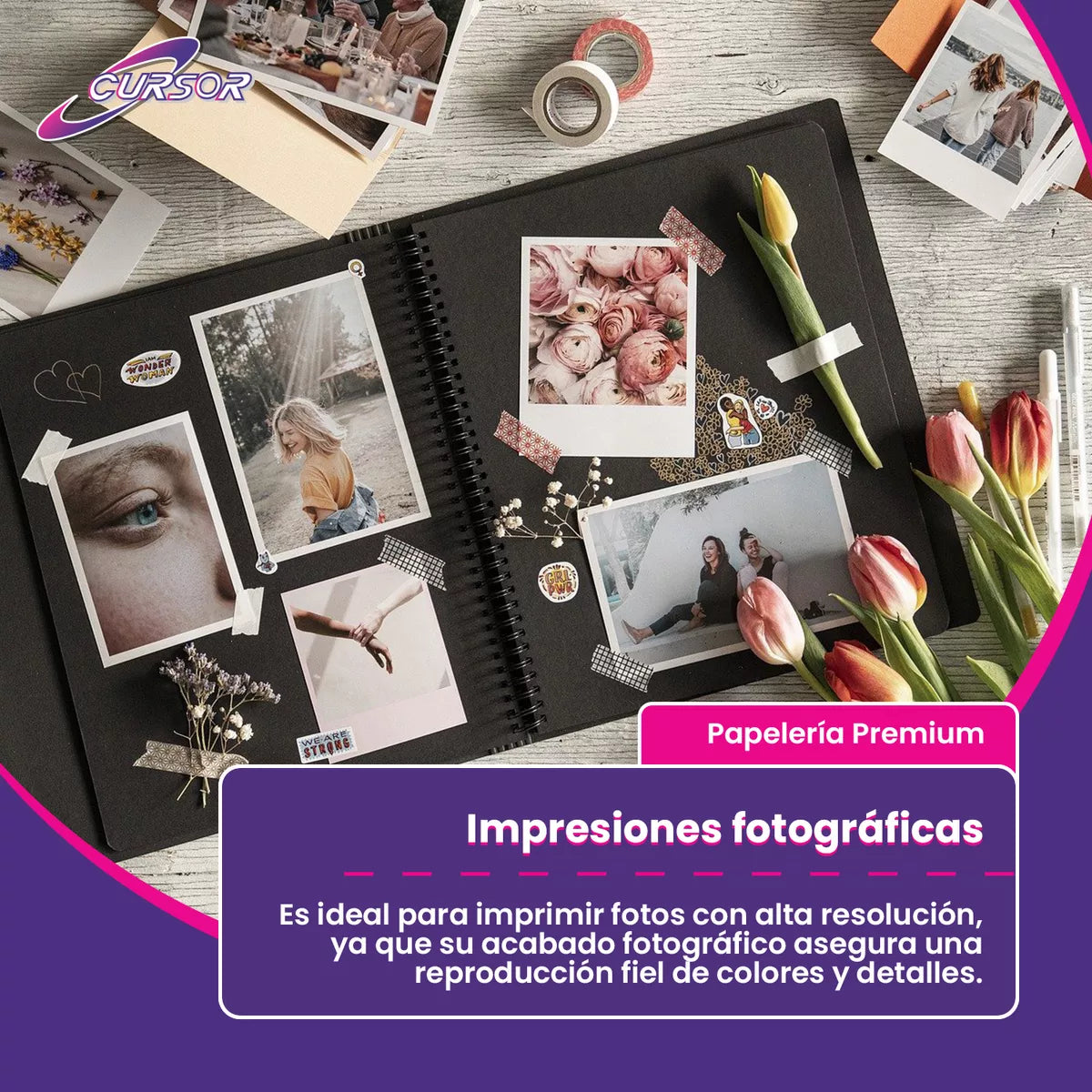 Papel Adhesivo Glossy Antioxido A4 - 115g - 100 Hojas