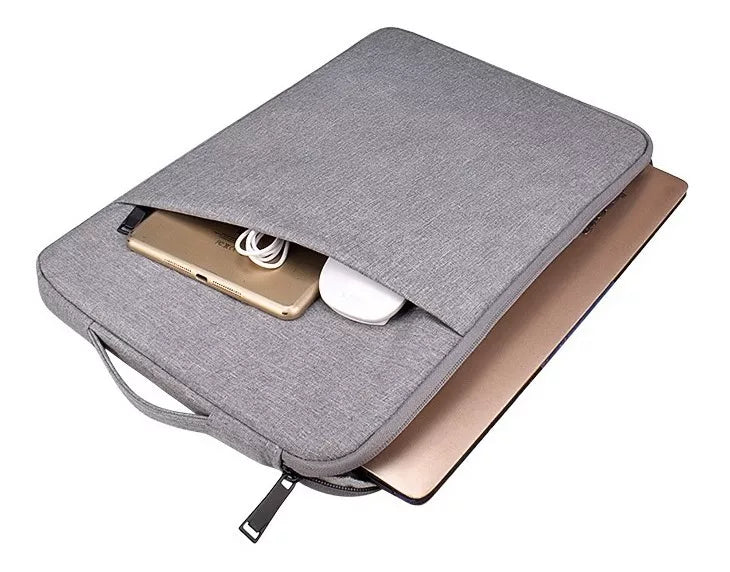 Funda Para Notebook 13.3 Con Cierre, Asa Y Bolsillo