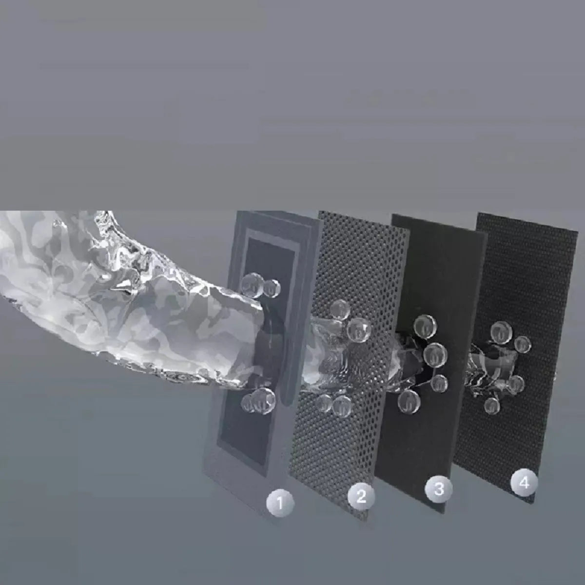 Tapete Alfombrilla De Baño Super Absorbente Color Gris Oscuro Geométrica