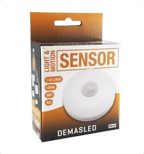 Pack 3 Sensor De Movimiento 360° Infrarrojo Sobrepuesto 100w