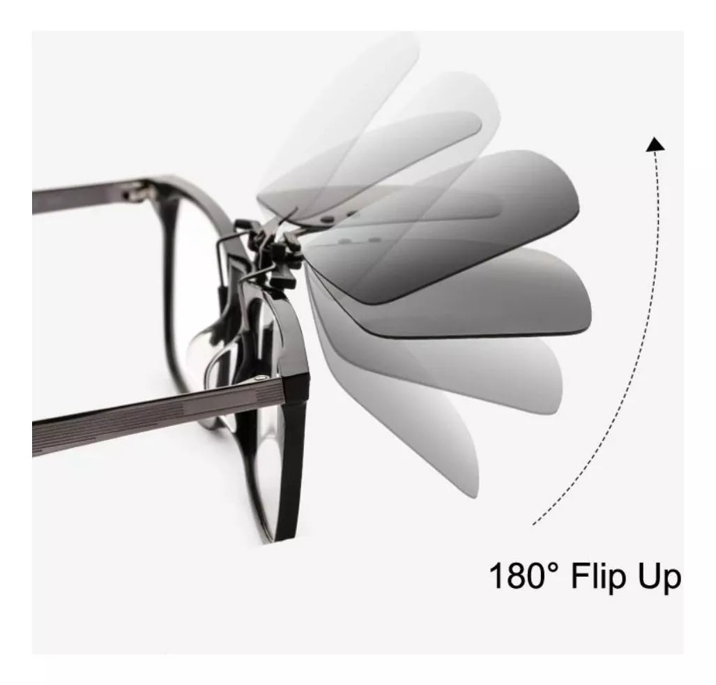 Lentes Sobrepuestos Clip Visión Nocturna, Para Lentes Optico