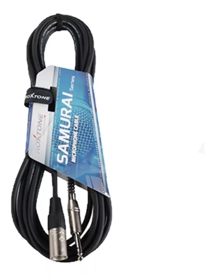 Cable De Micrófono Xlr Macho A Jack 6.3mm Estéreo 3 Metros