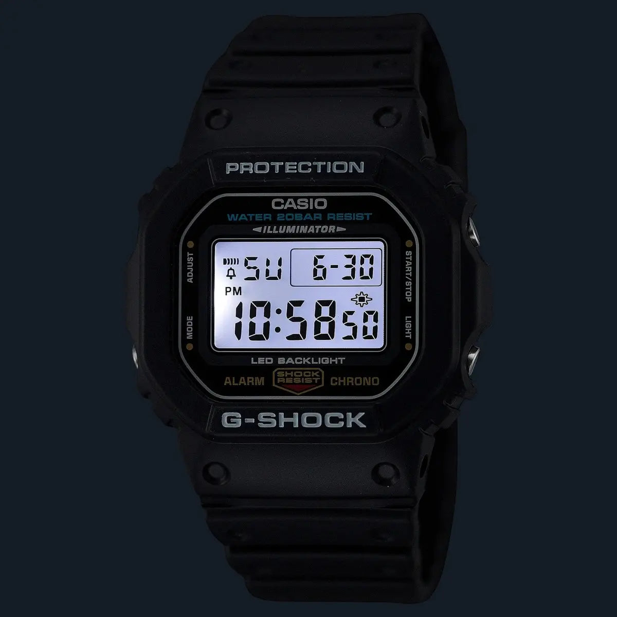 Reloj Casio G-SHOCK DW-5600UE-1 | Digital | Resistente a Impactos | 200 m | Hombre