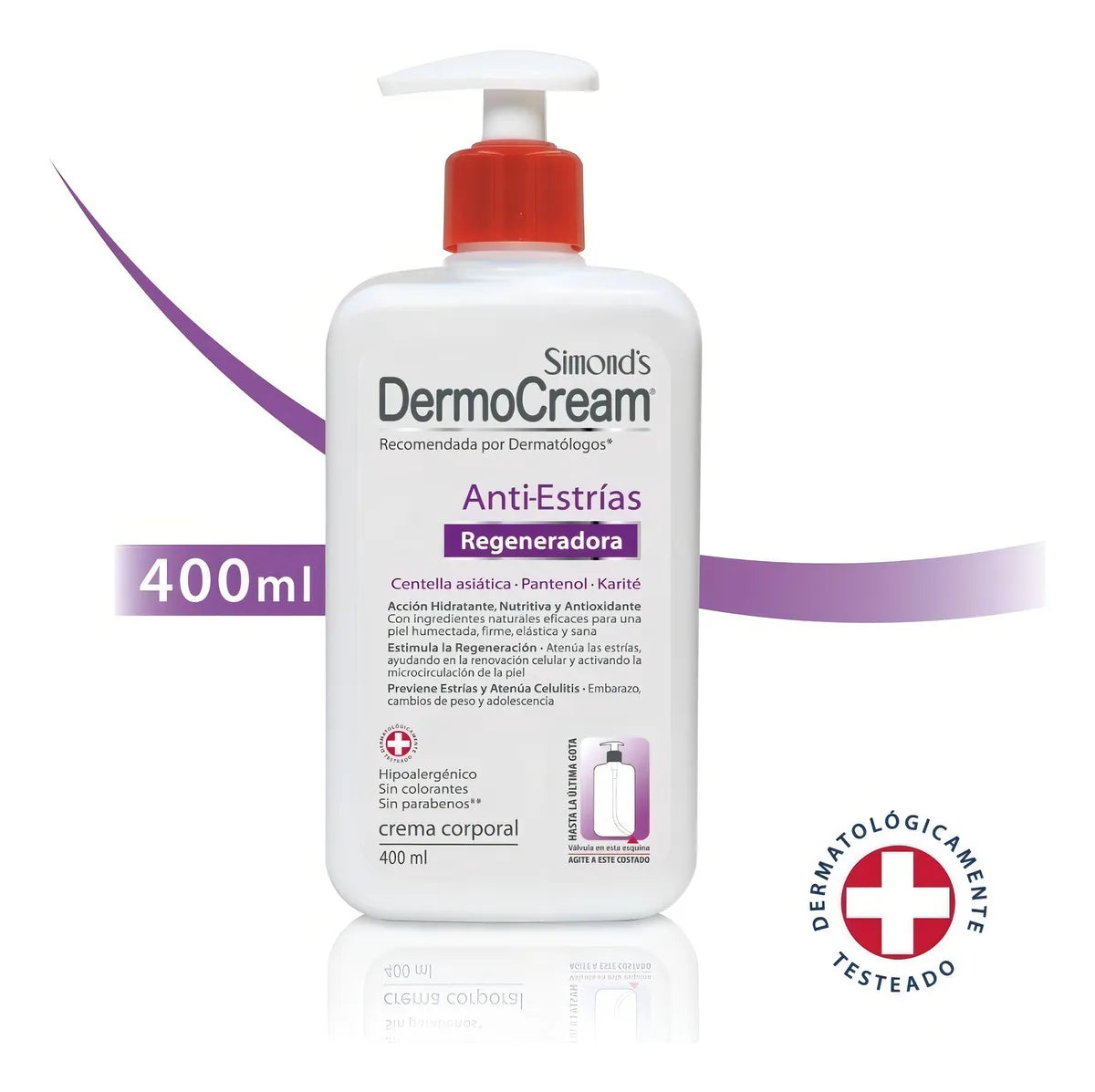Crema Dermocream Anti Estrías Centella Asiática Y Pantenol