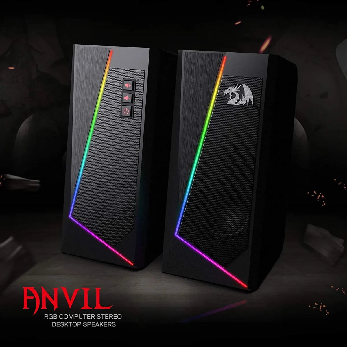 Altavoces De Escritorio Redragon Gs520 Rgb 2.0 Canales