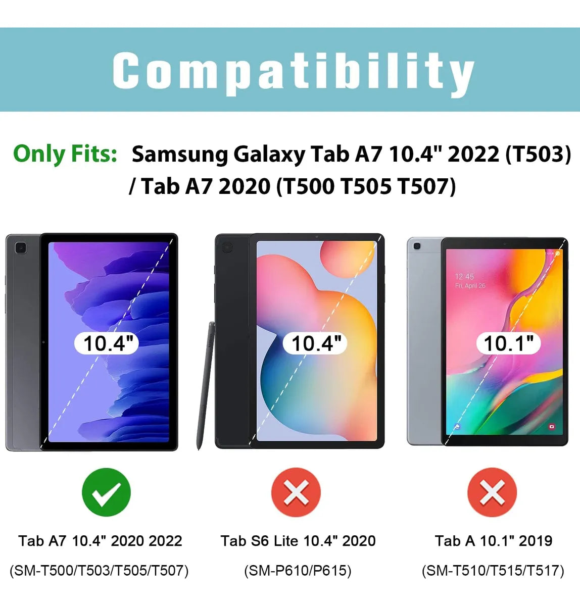 Galaxy Tab A7 10.4" 2020 T500 Shockproof Kids Case | ProCase