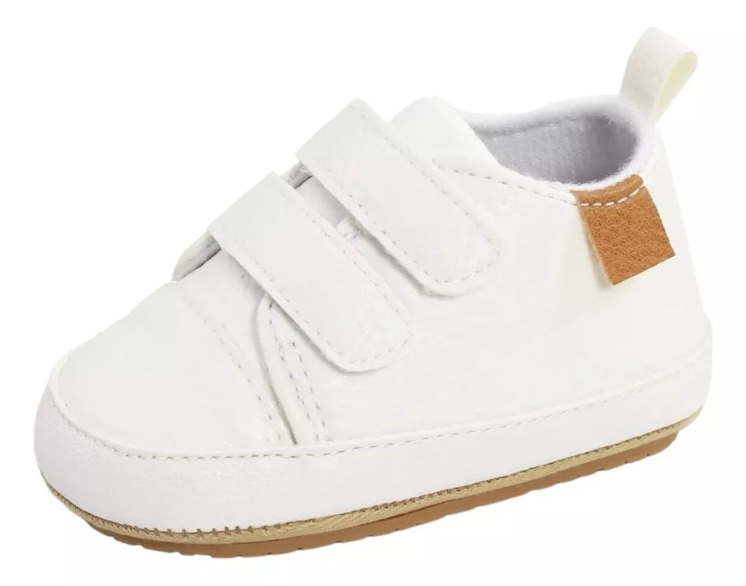Zapatillas De Cuero Bebé Niño Niña
