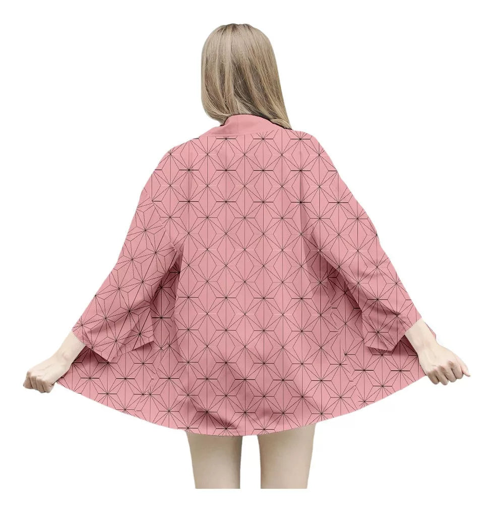 Haori Nezuko Kimetsu No Yaiba / Demon Slayer Kimono Cosplay