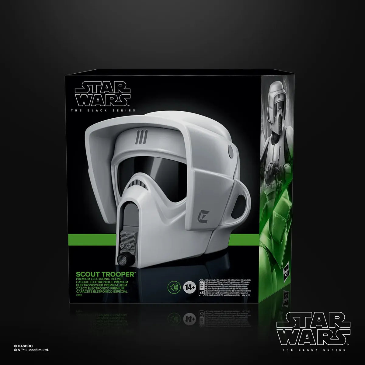 Casco Electrónico Scout Trooper Star Wars Con Sonido - Adulto