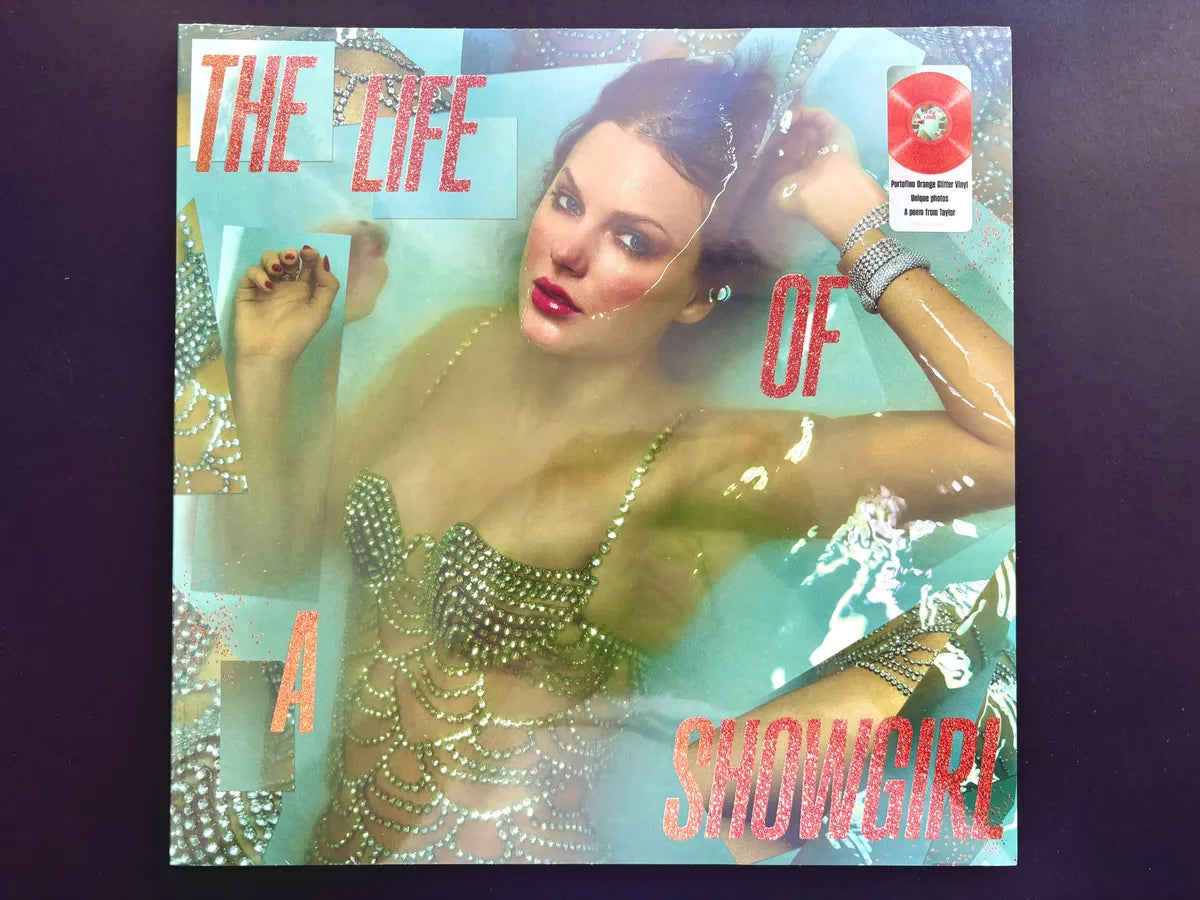 Taylor Swift - The Life Of A Showgirl: Sweat And Vanilla Perfume - Vinilo (lp) Portofino Orange Glitter