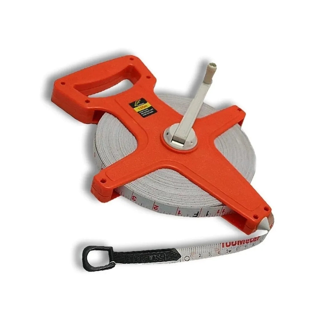 Huincha Cinta Metrica 100 Metros Para Medir Con Manilla