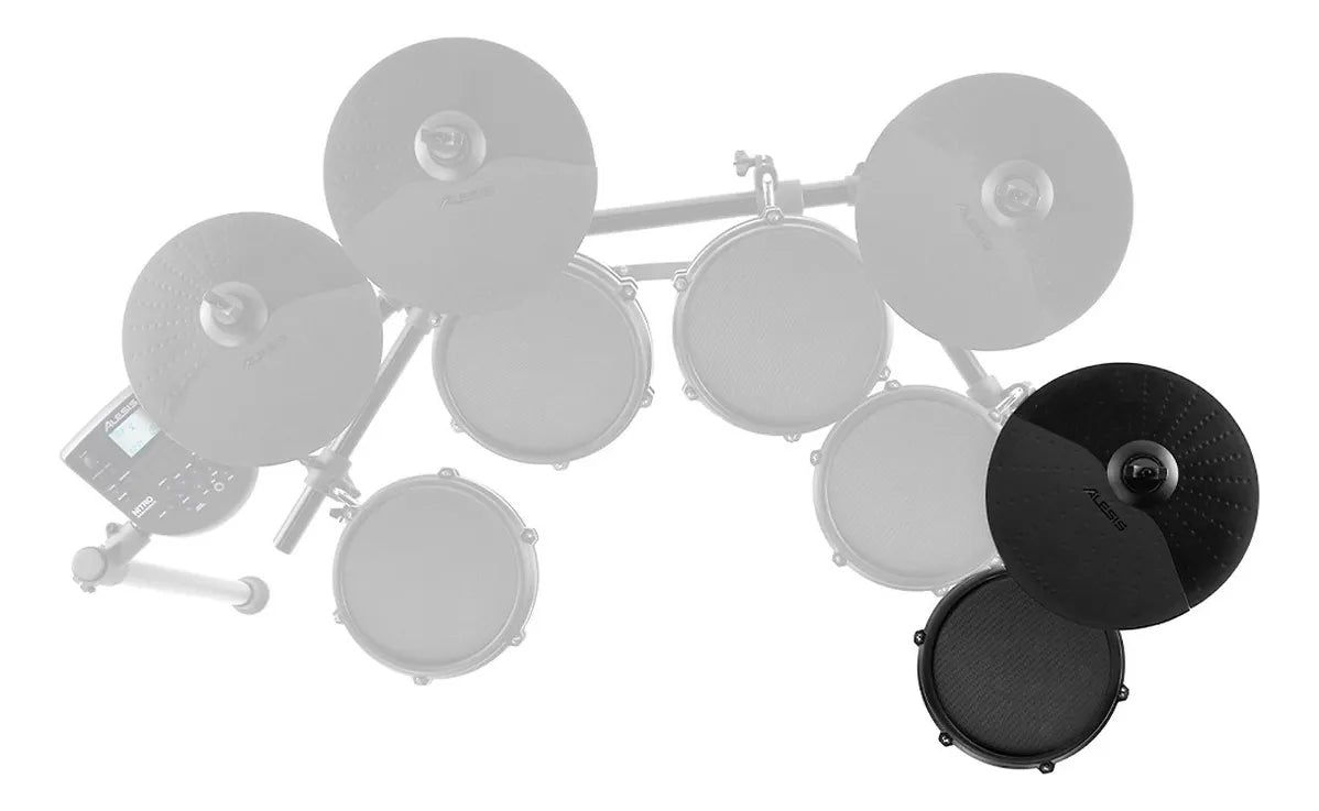 Set de batería Expansion Alesis Nitro Max con Mesh Tom Pad y 10 platillos