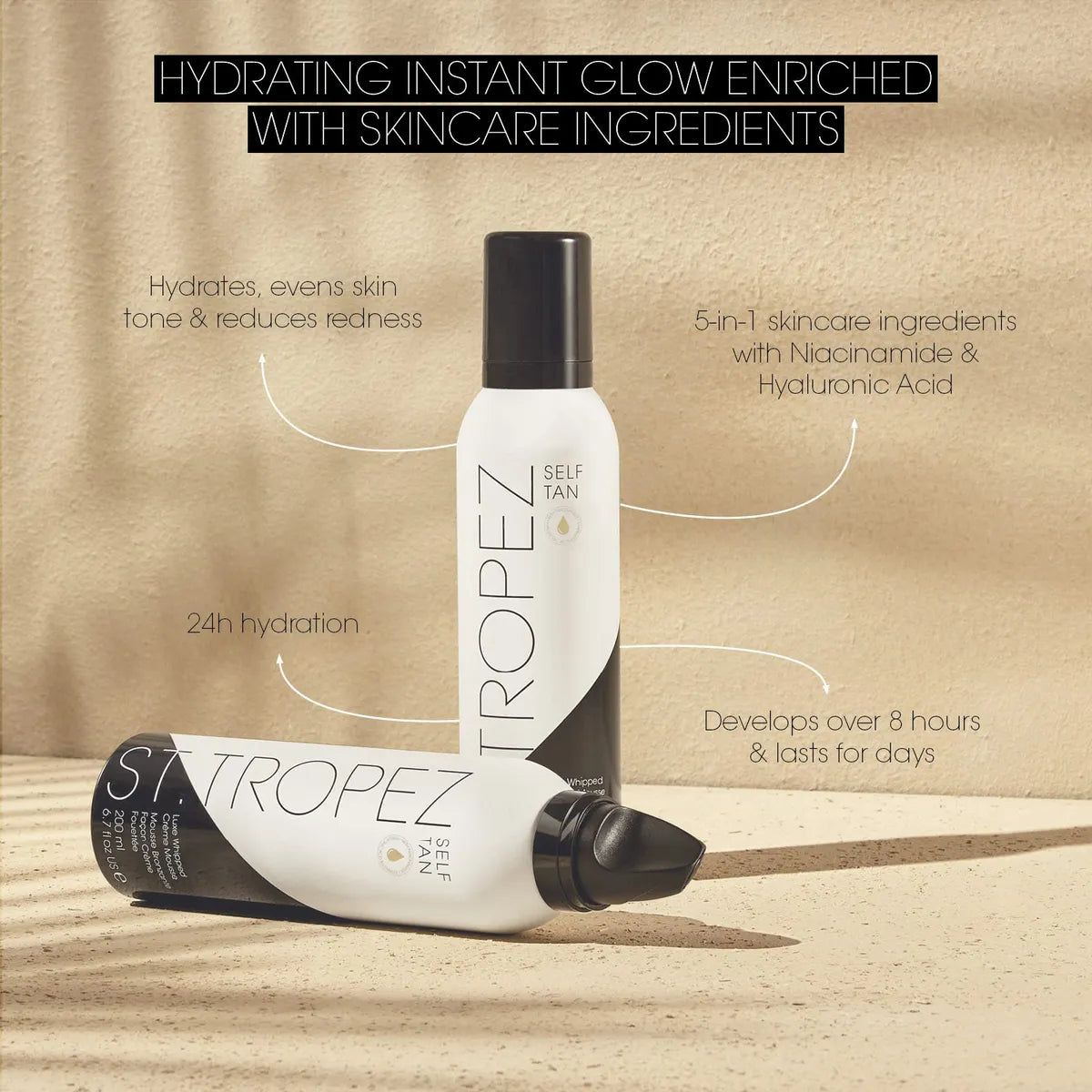Mousse Autobronceador St. Tropez Luxe, 200 Ml, 5 En 1