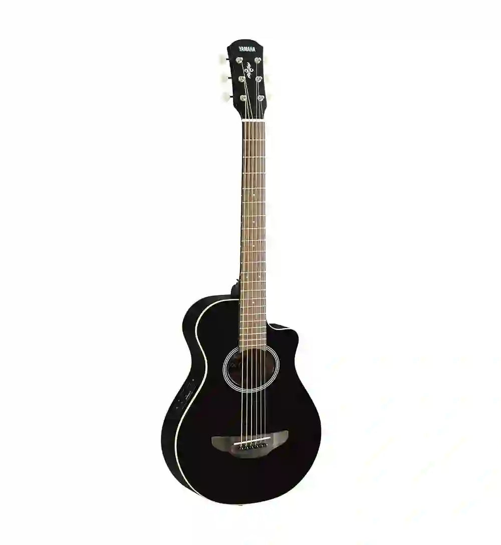 Guitarra Acústico-Eléctrica Yamaha APXT2 Negra | Mini Guitarra de Viaje | Con Corte | Incluye Funda