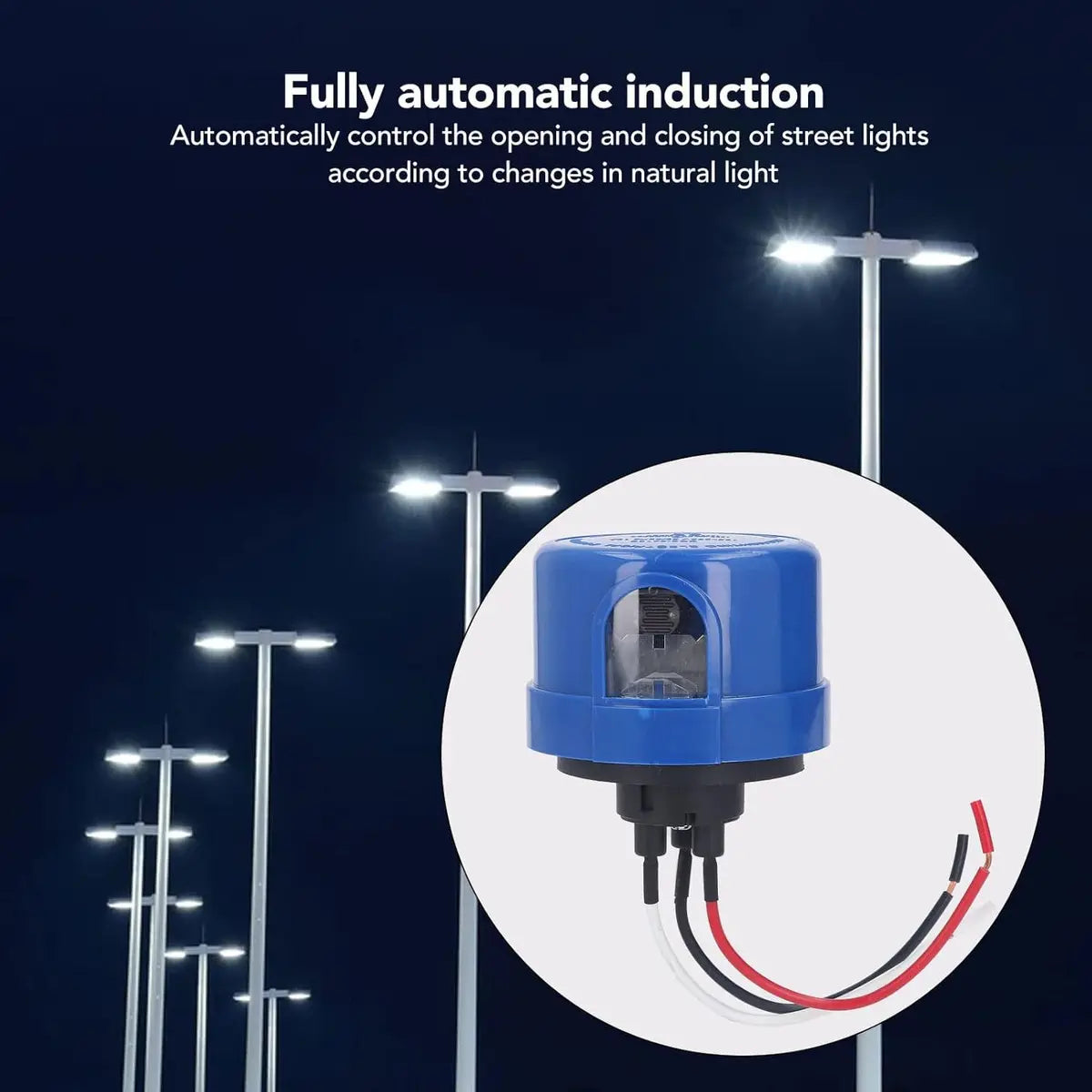 Fotocelda Control De Luminaria Con Base 220v 10a