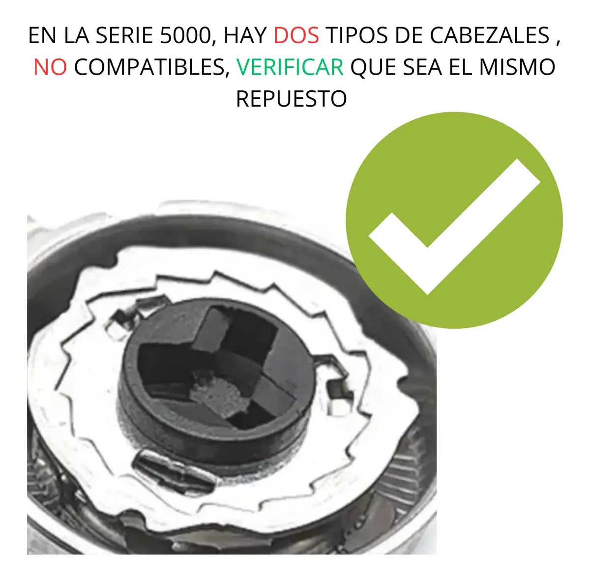3X Cabezal De Afeitadora Para Philips Sh50 Hq8