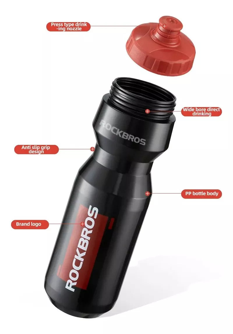 Botella Agua Caramañola Bicicleta Rockbros 750 Ml