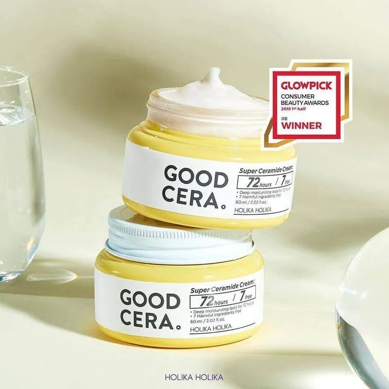 Holika Holika Good Cera Super Ceramide Cream | Crema Hidratante Facial Coreana | 60 ml