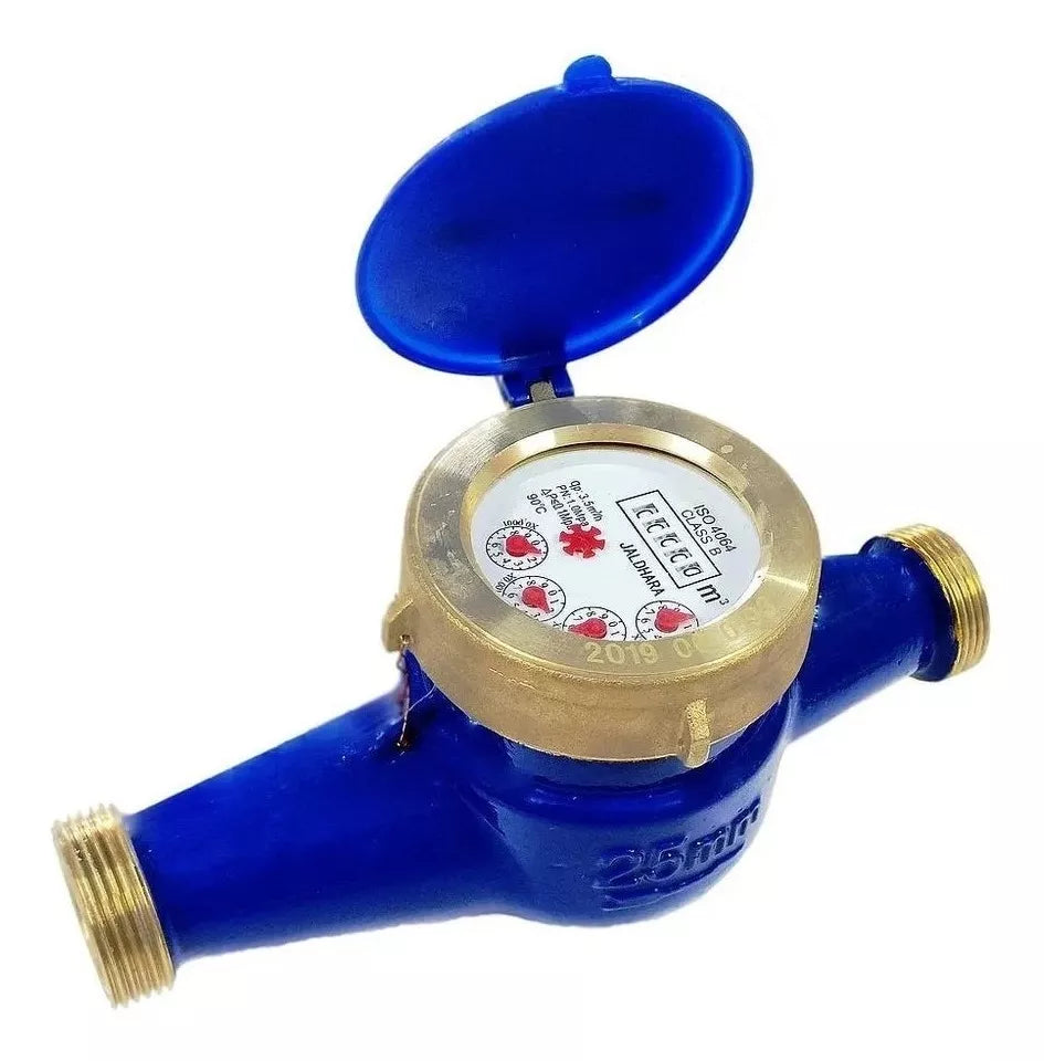 Medidor Remarcador De Agua Terminales De Conexión 1 Pulgada