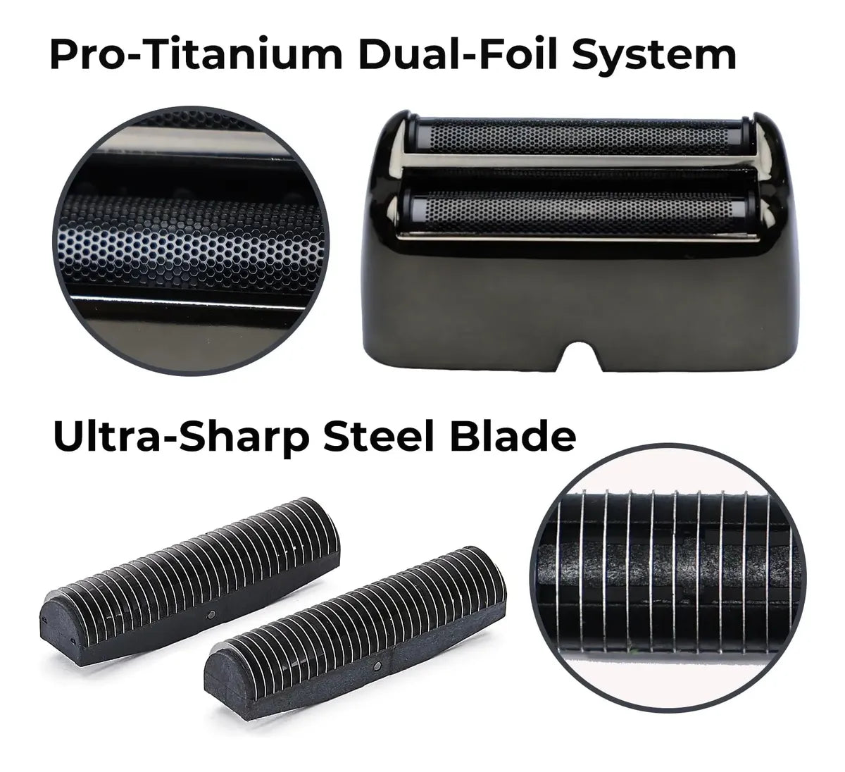 BaBylissPRO UVFOIL Double Foil – Repuesto de Lámina y Cortadores FXLRF2
