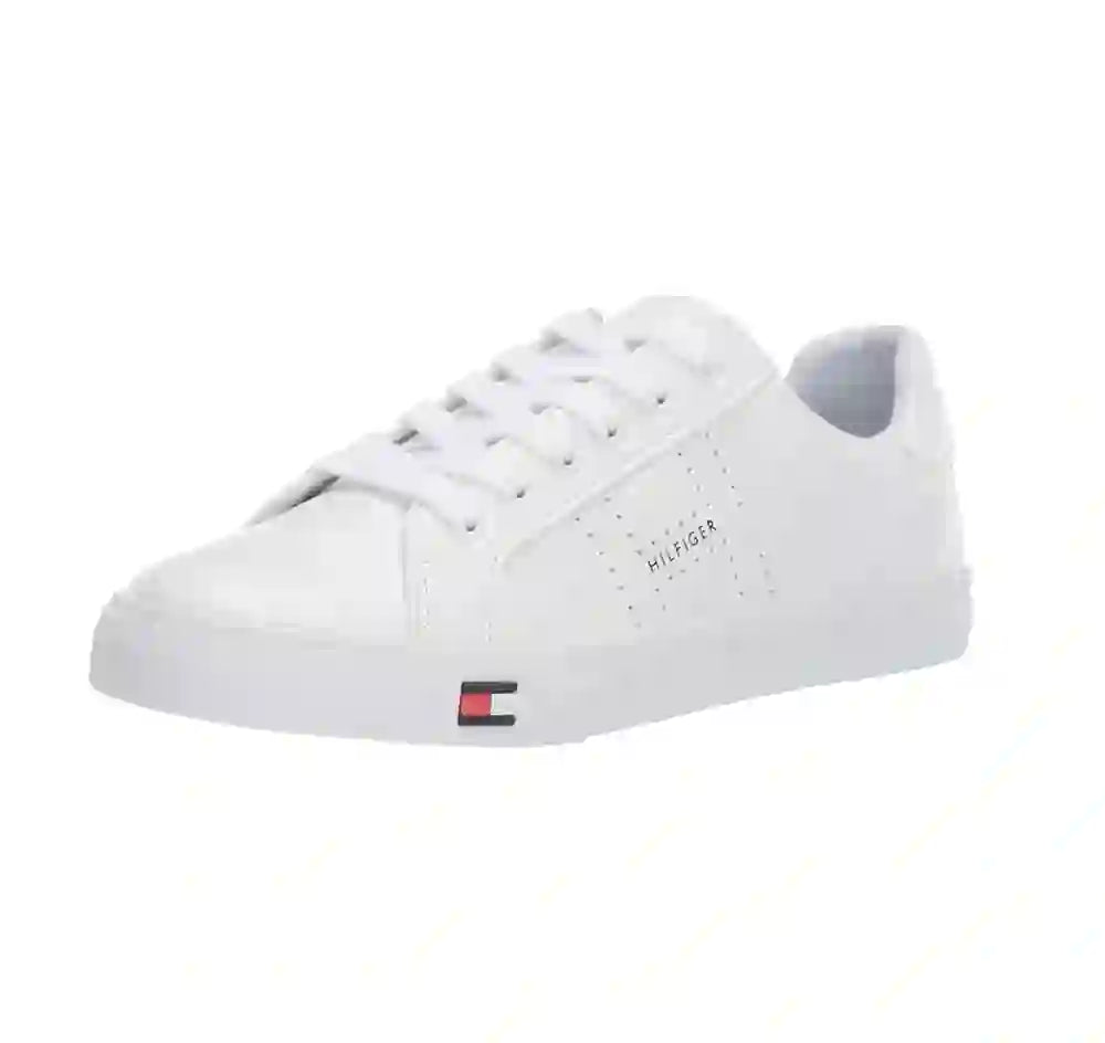 Zapatos Tommy Hilfiger Luster White con Perforaciones Hombre