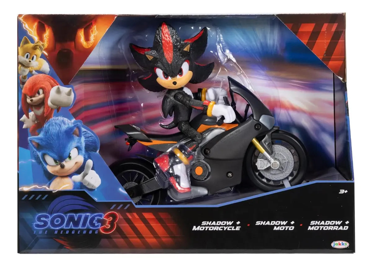 Figura De Acción Sonic The Hedgehog Movie 5 Con Vehículo