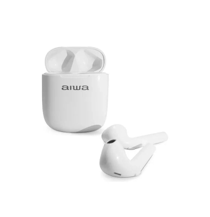 Audífonos Aiwa Inalámbricos In-ear Bluetooth 5.0 Aw-twsd1 Color Blanco