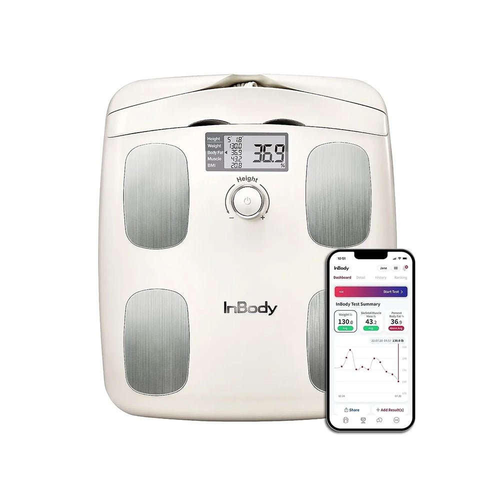 InBody H20N Báscula Analizadora de Composición Corporal Bluetooth Beige Open Box