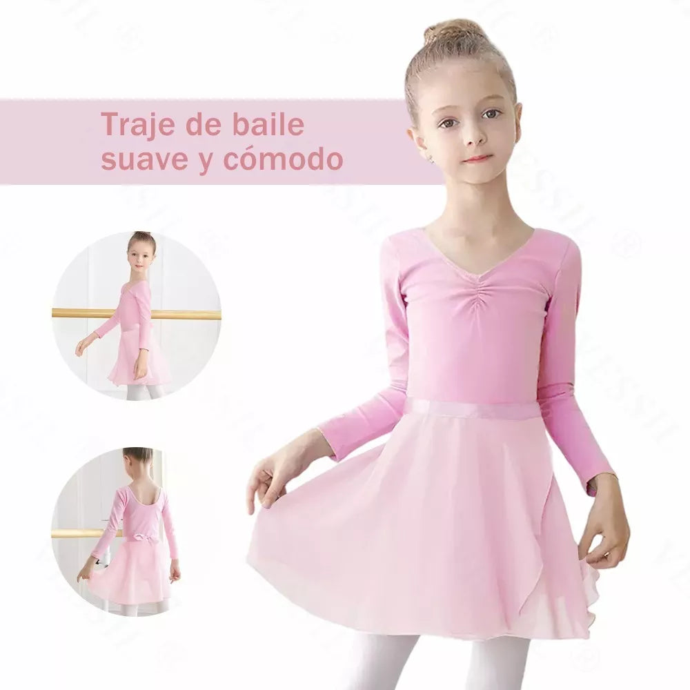 Vestido Tutu Ballet Para Niñas Disfraz Baile Y Juego