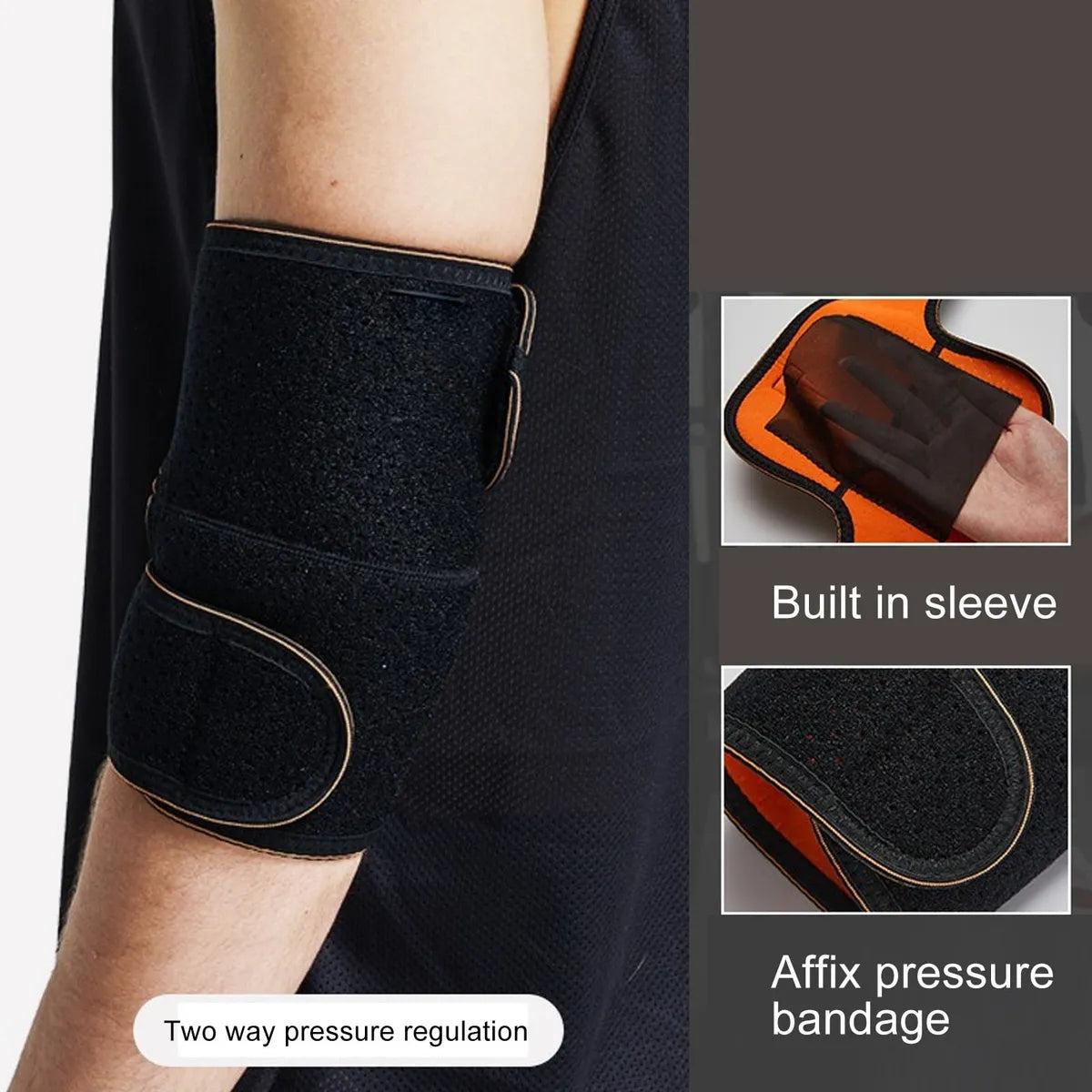 Par Coderas Venda Elástica Codo Gym Crossfit Pesas Lesiones Tendinitis