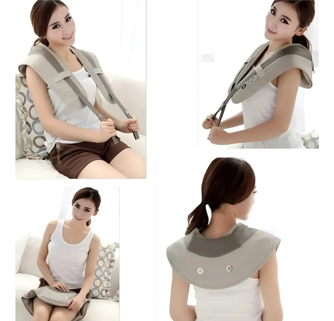 Masajeador Eléctrico Cervical Cuello Hombros Espalda Cuerpo Variados